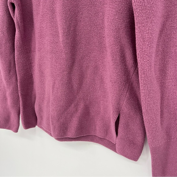 New Lululemon Merino Wool Blend Crewneck Ribbed Sweater Sz 4 Velvet Dust Purple - Picture 5 of 11